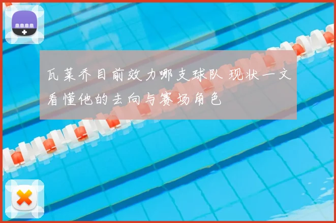 瓦莱乔目前效力哪支球队 现状一文看懂他的去向与赛场角色